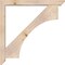 Ekena Millwork Westlake Slat Smooth Bracket w/ Offset Brace, Douglas Fir, 5 1/2"W x 44"D x 44"H BKT0604X44X44WTL06SDF - alternate 3